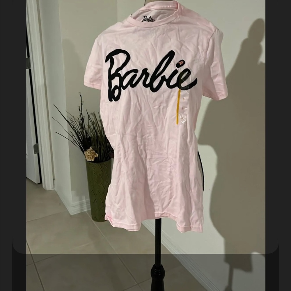 NWT small Barbie t shirt cancer ribbon 1437